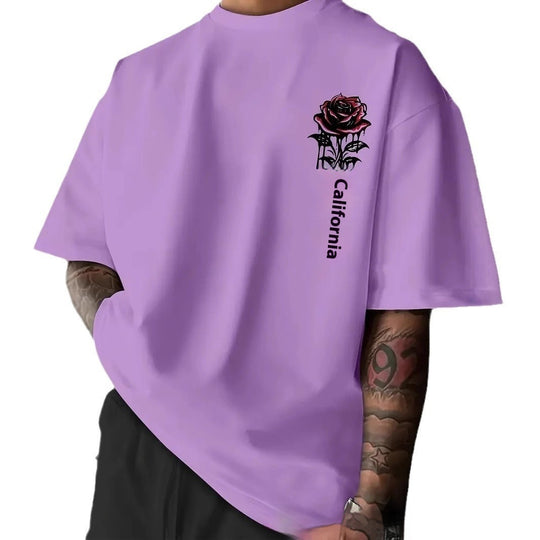 Unisex Wear Rose Graphic T-shirt
