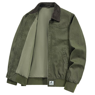 Spring And Autumn Washed Denim Work Jacket