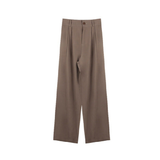 Women's Wide-leg Baggy Straight Trousers