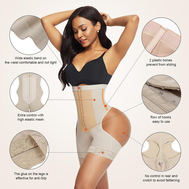 Women Shapewear High Waist Butt Lifter Tummy Control Underwear