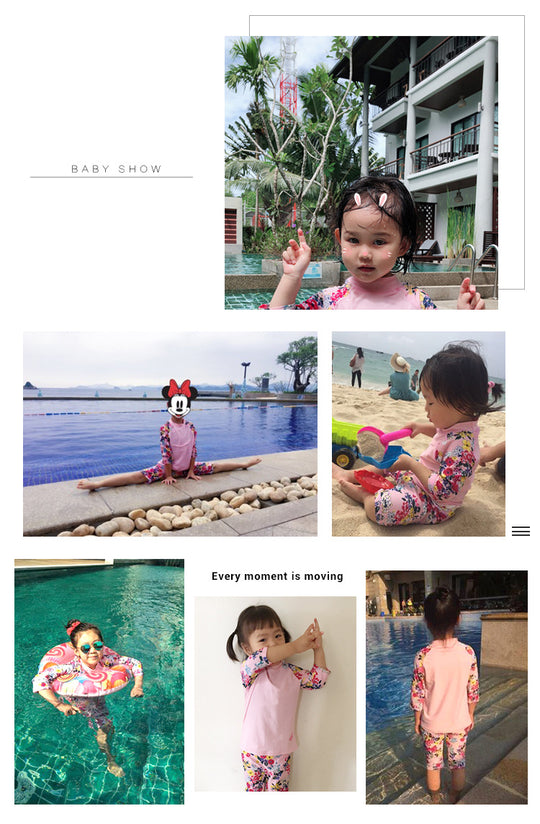 Yi Zi Children's Swimwear Girls Swimwear Baby