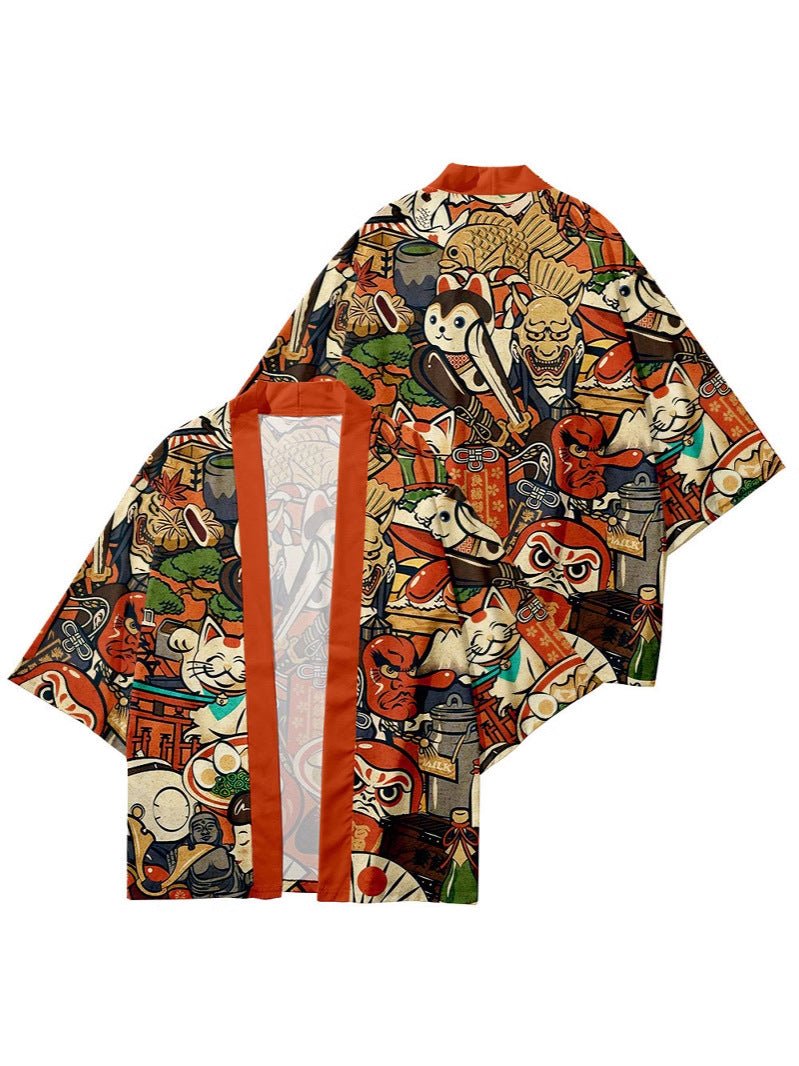 Cloak Kimono And Daoist Robe Cardigan