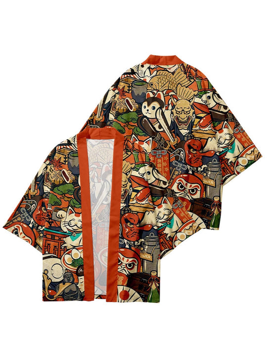 Cloak Kimono And Daoist Robe Cardigan