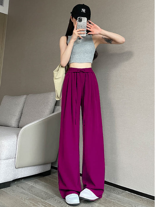 High Waisted Loose Fitting Suit Pants