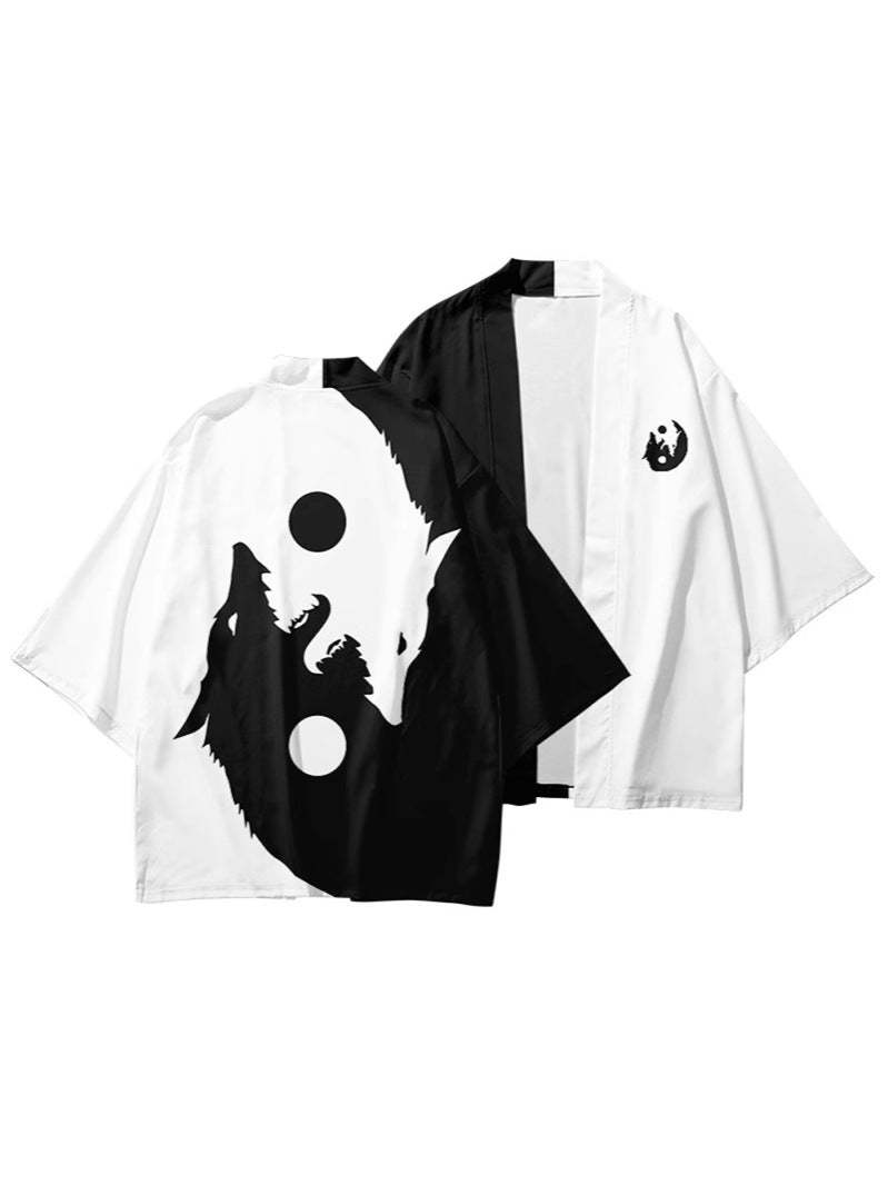 Cloak Kimono And Daoist Robe Cardigan