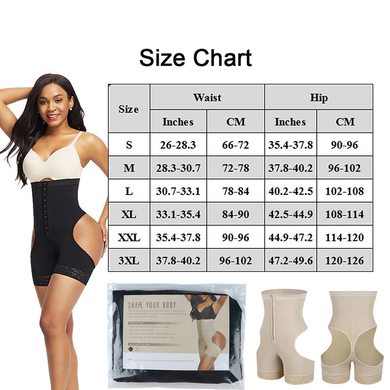 Women Shapewear High Waist Butt Lifter Tummy Control Underwear