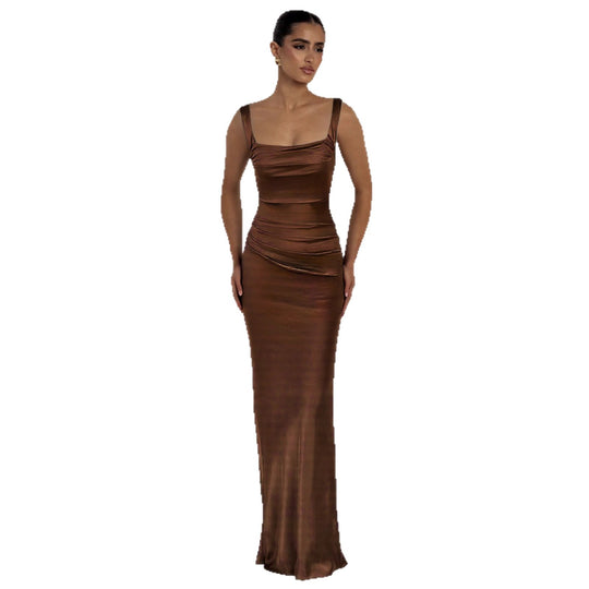 Slimming Strapless Elegant Evening Gown