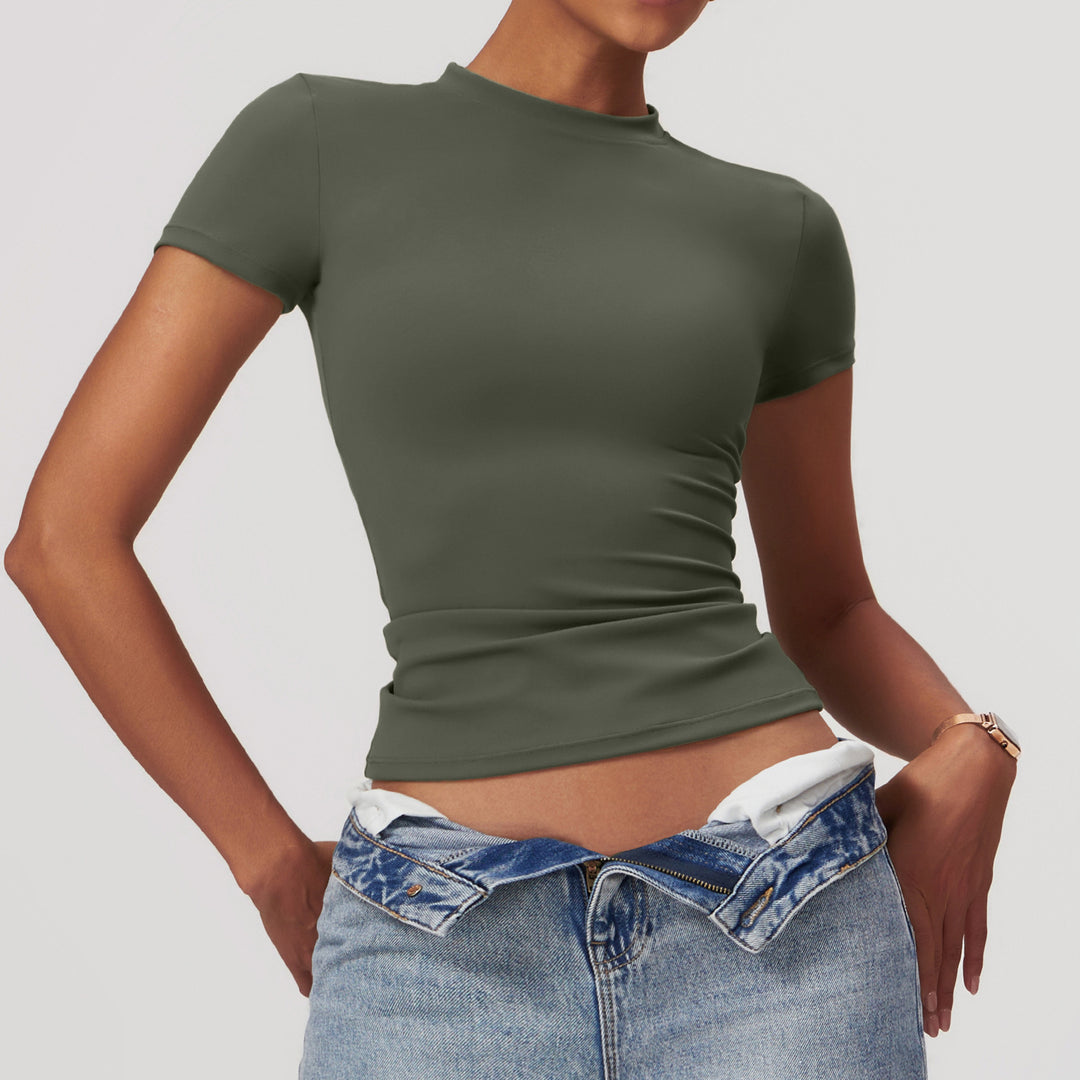 Spring T-shirt, Quick Drying Women's Yoga Suit