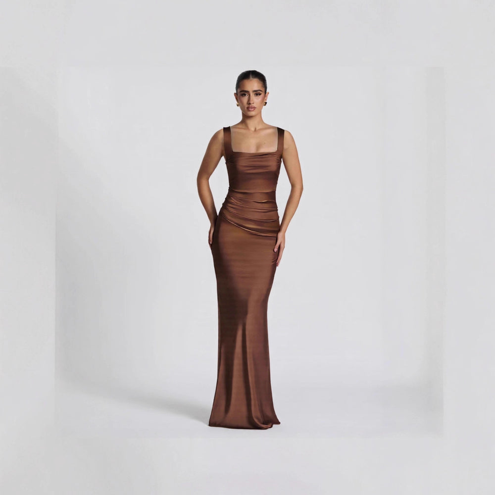 Slimming Strapless Elegant Evening Gown