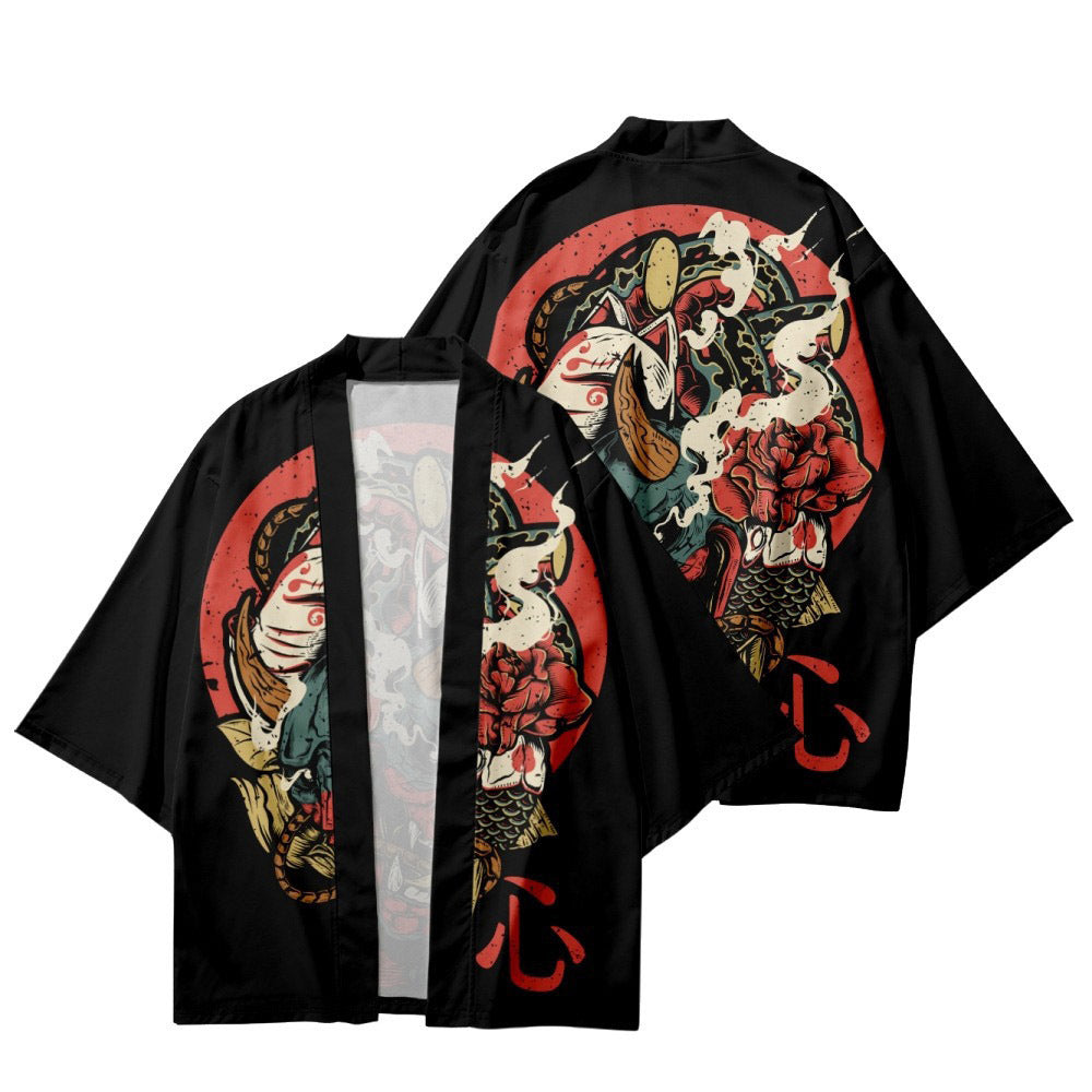 Cloak Kimono And Daoist Robe Cardigan