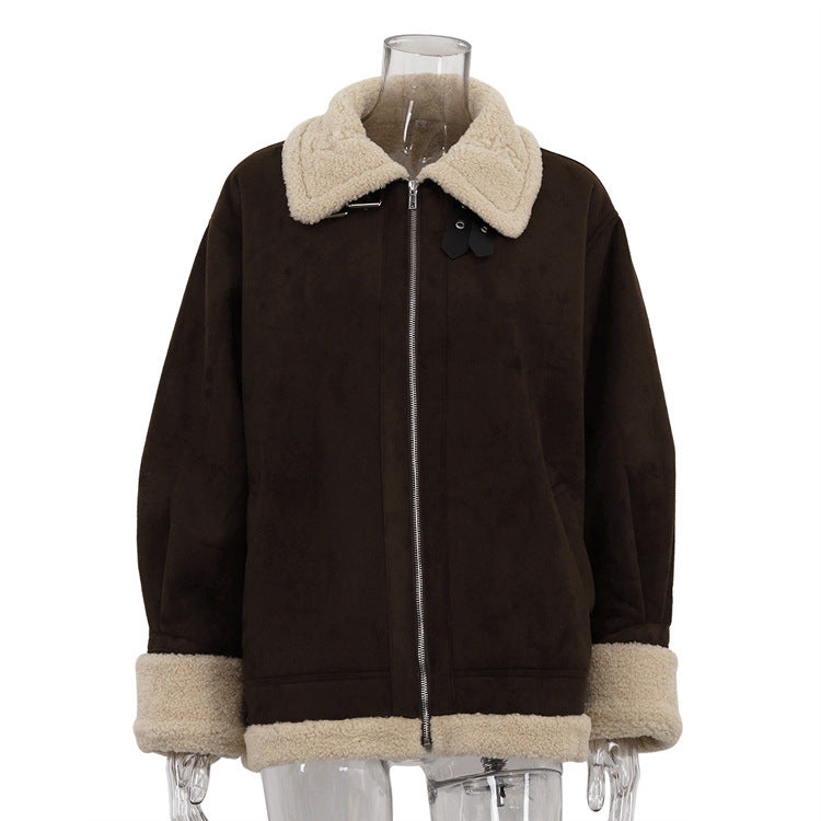 Timeless Vintage Lambswool Suede Jacket