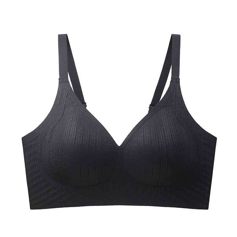 Jelly Glue Double Lift Comfortable Wireless Push Up Breast Holding Anti-sagging Backless Bra