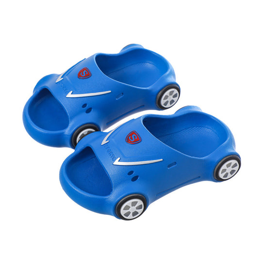 Kids Glowing Slippers Cartoon Car Sandals