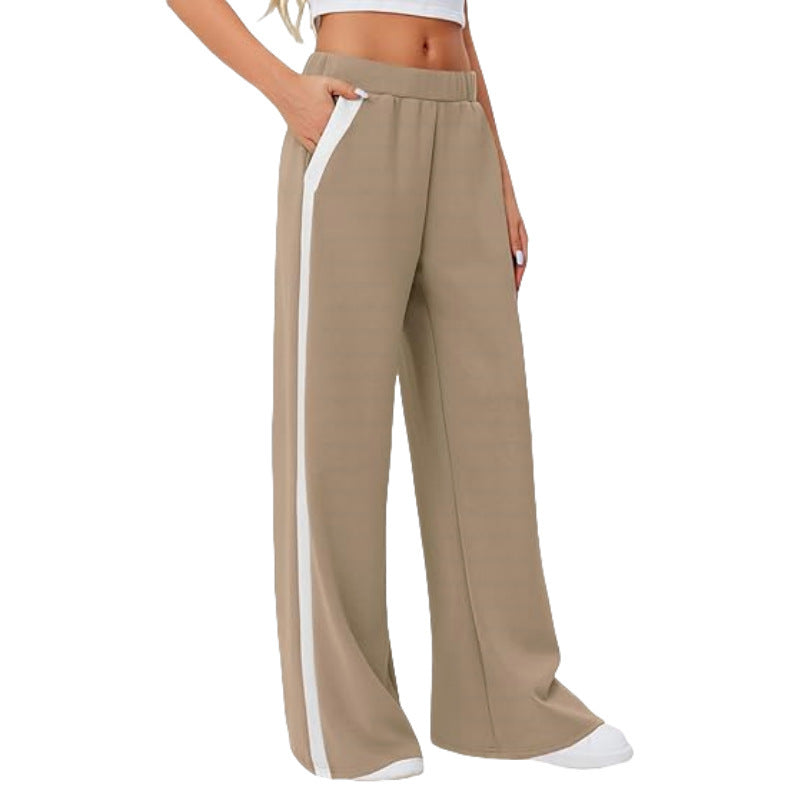 Wide Leg Yoga Sports Pants High Waist Loose Casual