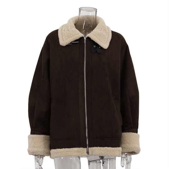 Timeless Vintage Lambswool Suede Jacket
