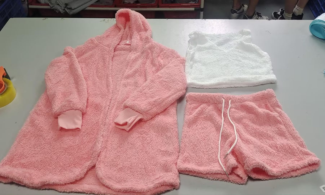 3pcs Womens Clothing Long Sleeve Crop Tank Top
