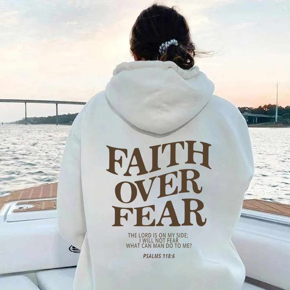 Faith Over Fear Christian Hoodie Christian Sweatshirt