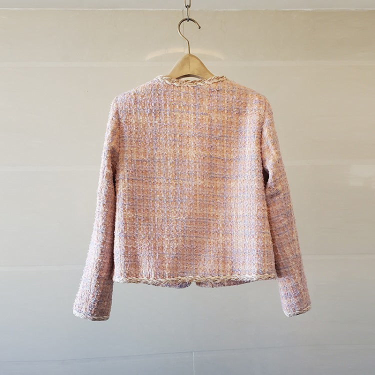 Short Tweed French Style Stylish Little Fragrance Jacket
