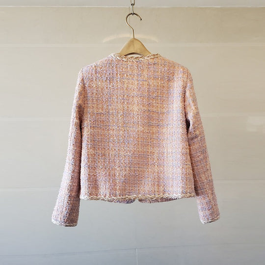 Short Tweed French Style Stylish Little Fragrance Jacket