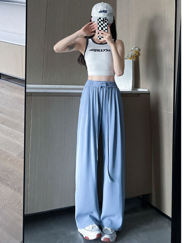 High Waisted Loose Fitting Suit Pants