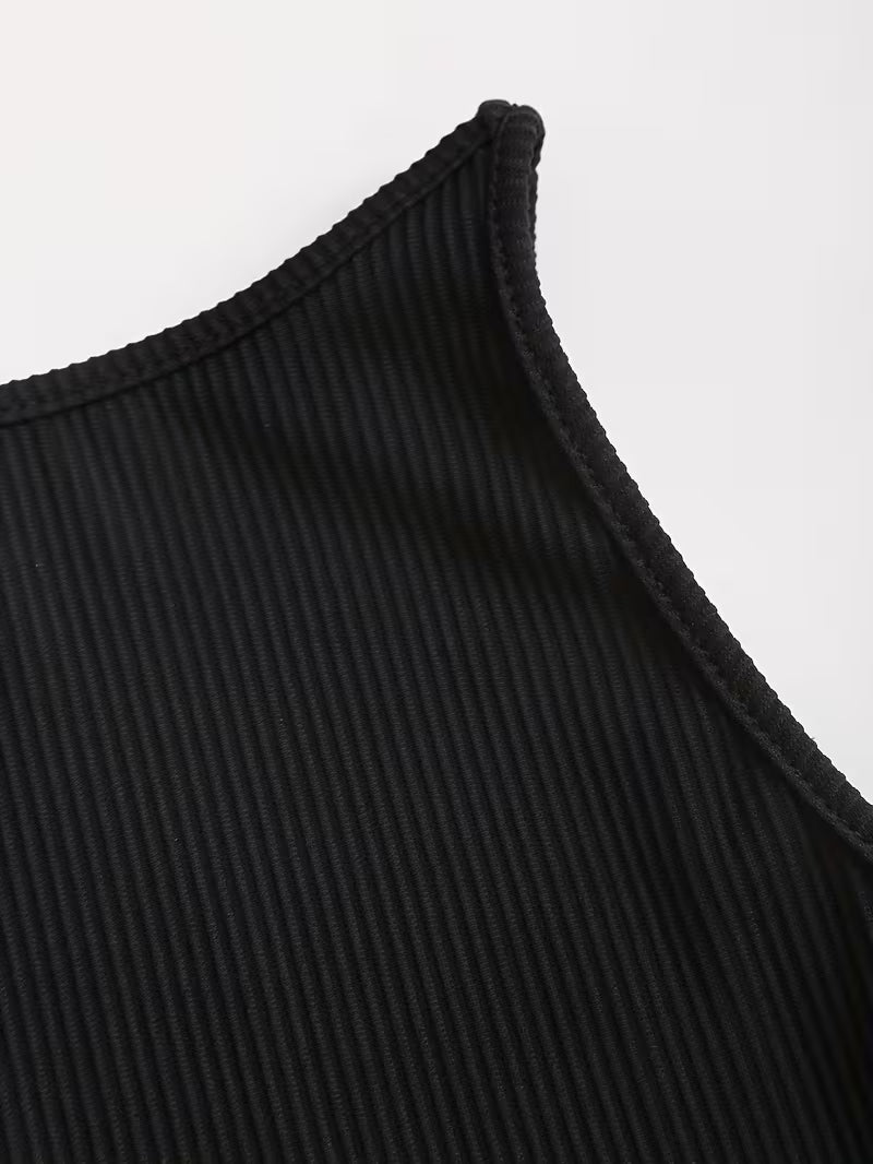 Sleeveless Pleated A-Line Dress