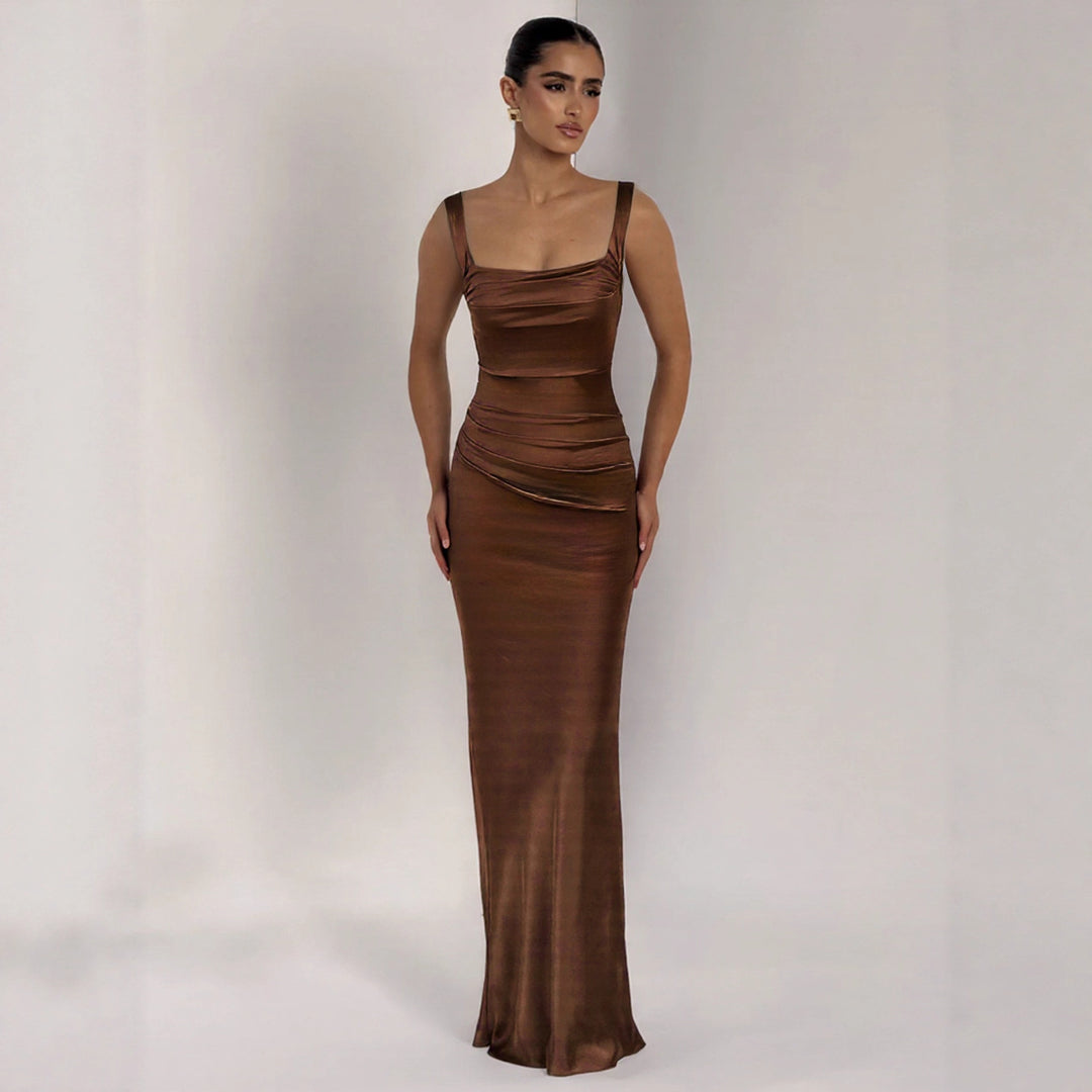 Slimming Strapless Elegant Evening Gown