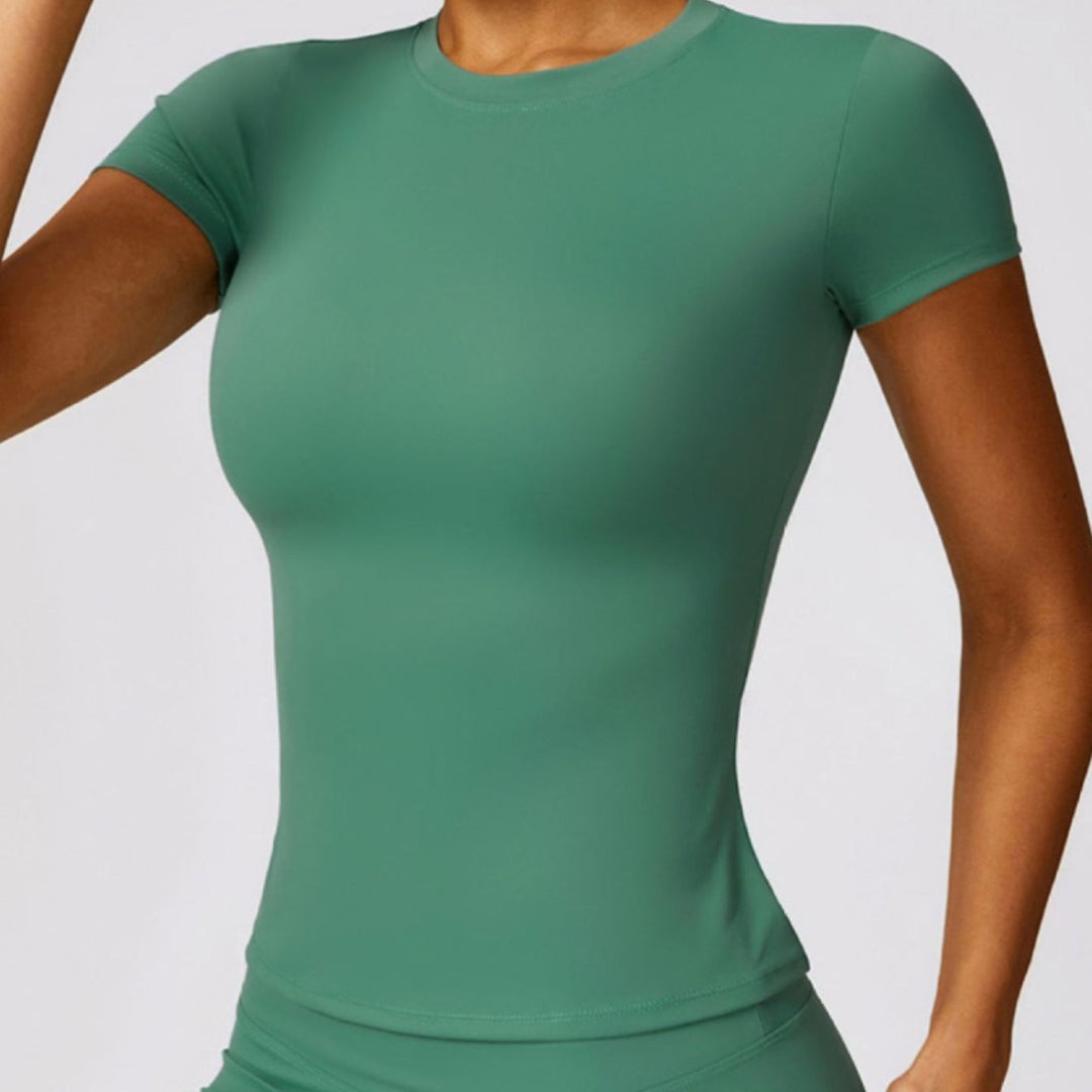 Spring T-shirt, Quick Drying Women's Yoga Suit