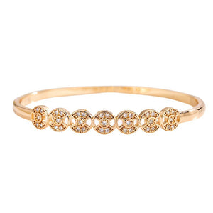 Exquisite Full Diamond Hollow Bracelet For Women