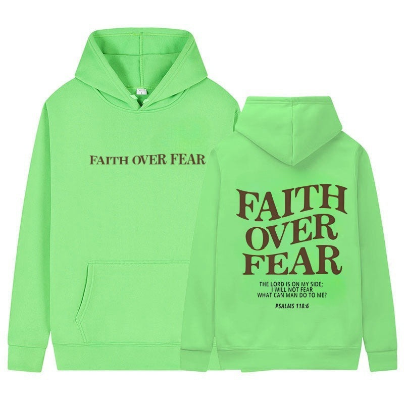 Faith Over Fear Christian Hoodie Christian Sweatshirt