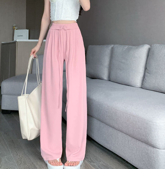 High Waisted Loose Fitting Suit Pants