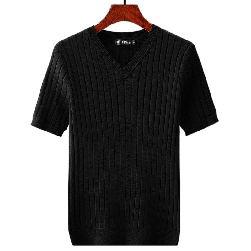 The Peach Heart-Neck Stretch Top